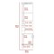 Tuhome Syrah Corner Bar Cabinet, Eight Bottle Cubbies, Double Door, Two Open Shelves, Smokey Oak BLI6548 - alternate 6